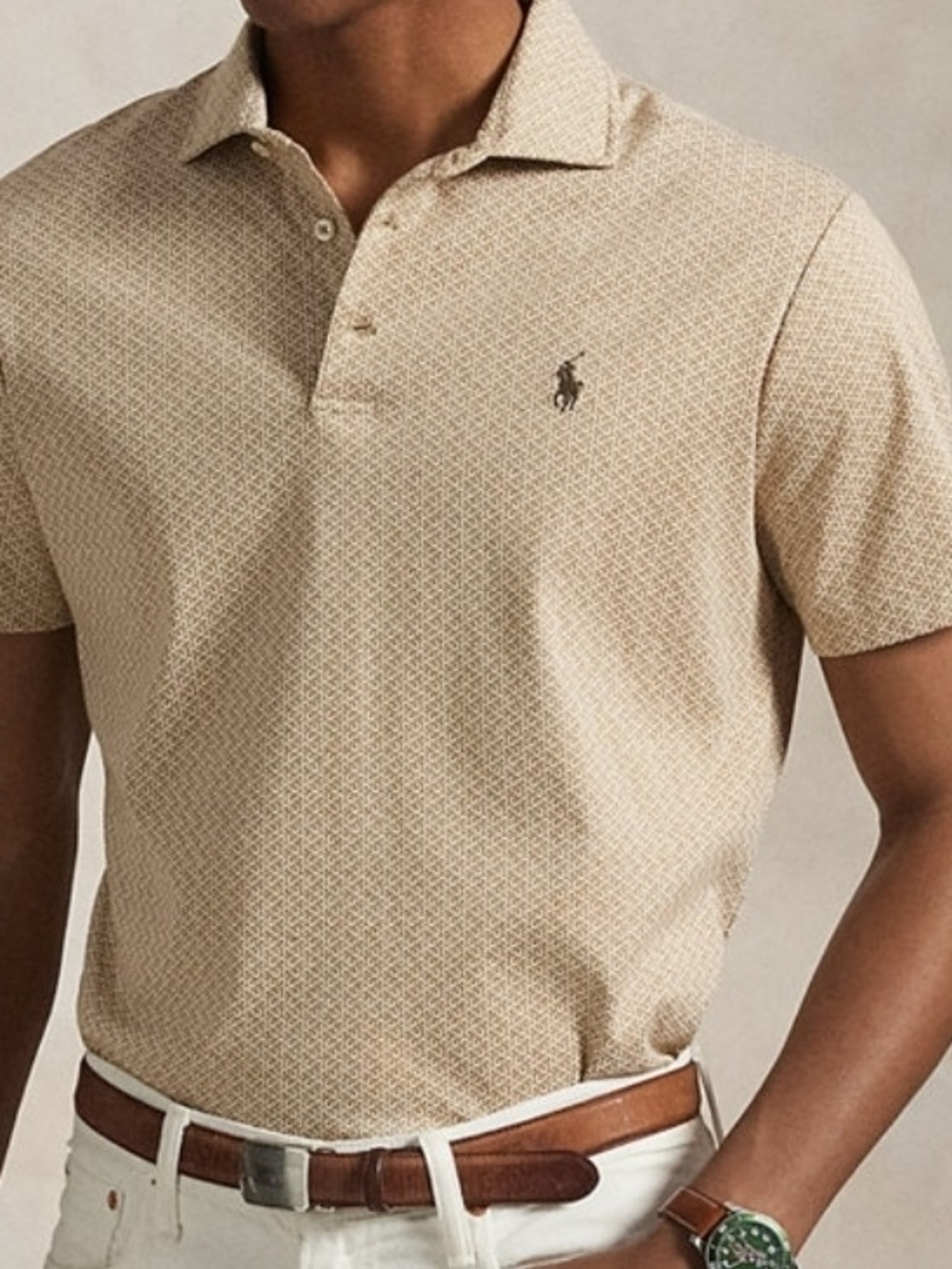 Polo Ralph Lauren Men's Classic-Fit Soft Cotton Polo Shirt Brown